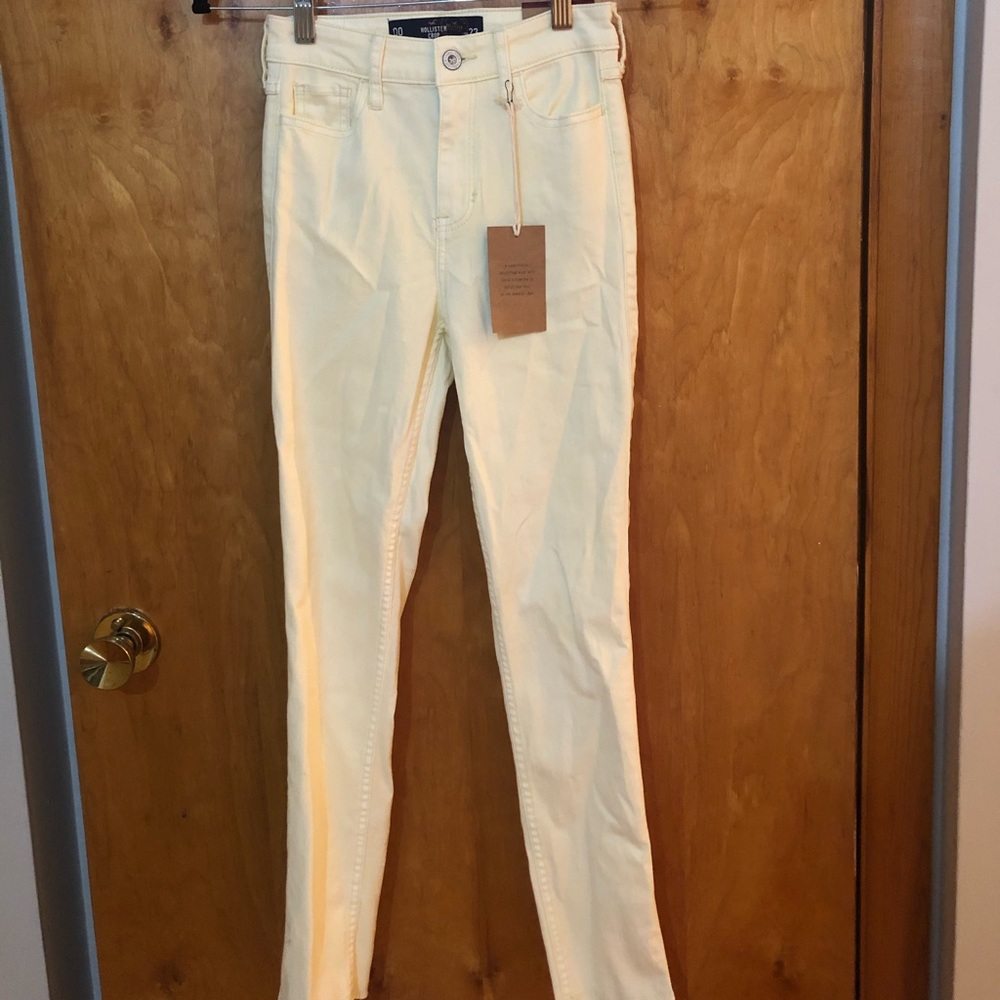 Hollister High Rise Crop Super Skinny Jeans NWT - Picture 2 of 9